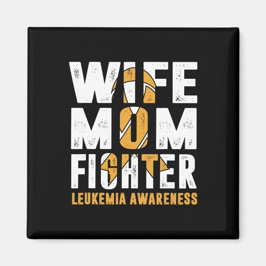 Mama kämpfen Leukämie Bewusstsein Magnet (Vorne)