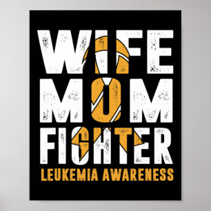 Mama kämpfen Leukämie Bewusstsein Poster
