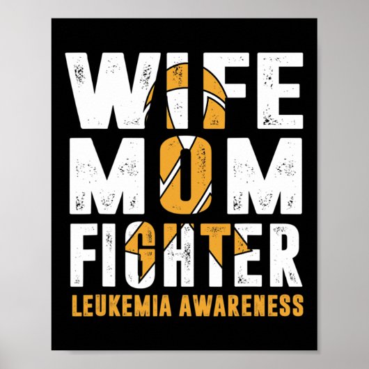Mama kämpfen Leukämie Bewusstsein Poster (Vorne)