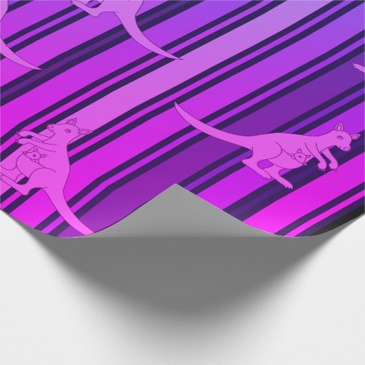 Mama Kangaroo Geschenkpapier (Ecke)