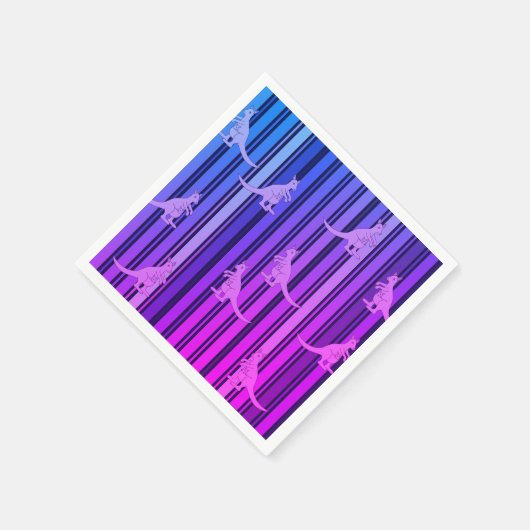 Mama Kangaroo Serviette (Ecke)