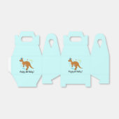 Mama Kangaroo und Baby in Birthday Hats Geschenkschachtel (Ungefaltet)