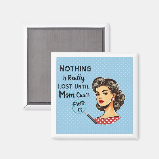 Mama kann es finden magnet (Vorderseite/Rückseite)