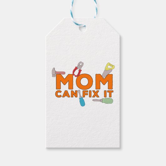 Mama kann es reparieren geschenkanhänger (Vorderseite)