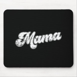 Mama Kariert Vintage Muttertag Mama Frauen 1 Mousepad