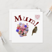 Mama Karte (Vorderseite/Rückseite Beispiel)