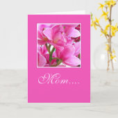 Mama... - Karte (Gelbe Blume)