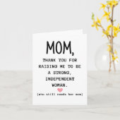 Mama Karte (Gelbe Blume)