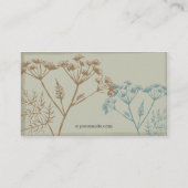 Mama-Karte - Fenchel-Salbei Telefonnummerkarte (Rückseite)