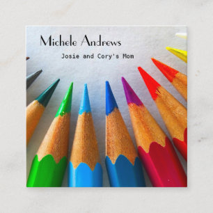 Mama-Kartenkartentext wiedergeben Quadratische Visitenkarte