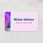 Mama-Kartenkartentext wiedergeben Visitenkarte (Vorderseite)