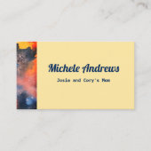 Mama-Kartenkartentext wiedergeben Visitenkarte (Vorderseite)