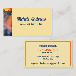 Mama-Kartenkartentext wiedergeben Visitenkarte