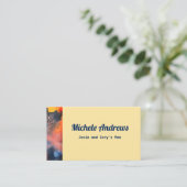 Mama-Kartenkartentext wiedergeben Visitenkarte (Stehend Vorderseite)