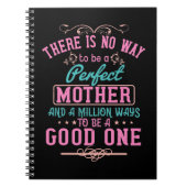 Mama - Keine Möglichkeit, eine perfekte Mutter zu  Notizblock (Vorderseite)