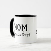 Mama kennt beste Kaffee-Tasse Tasse (Vorderseite Links)