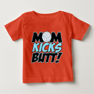 Mama Kicks Hintern (V).png Baby T-shirt