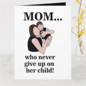 Mama Kind Mutter Mutti Karte (Gelbe Blume)