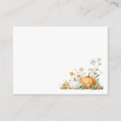 Mama Kinderdusche und Kürbisdusche Begleitkarte (Rückseite)