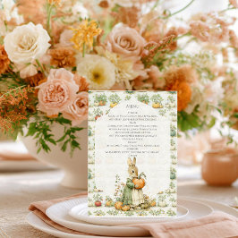 Mama Kinderdusche und Kürbisdusche Menükarte