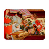 Mama Kisses Santa Claus Magnet (Horizontal)