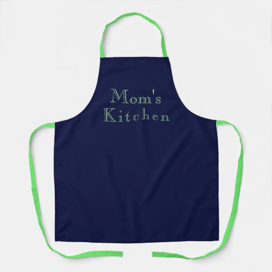 "Mama Kitchen" Mehrfach-Print-Schürze Schürze (Vorderseite)