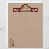 Mama Kitchen Recipe Pages (nicht beladen) (Vorne/Hinten)