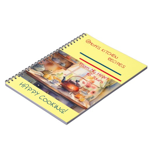 @Mama Kitchen Recipes Spiral Notebook Notizblock (Linke Seite)