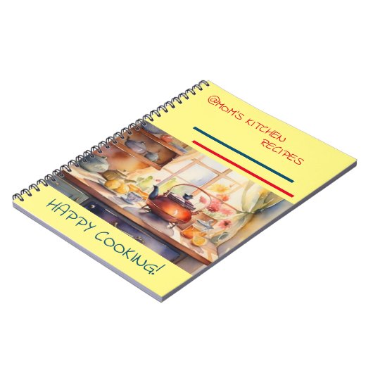 @Mama Kitchen Recipes Spiral Notebook Notizblock (Linke Seite)
