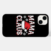 Mama-Klasse mit Weihnachtsmannmütze Case-Mate iPhone Hülle (Rückseite (Horizontal))