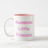 Mama-kleine Prinzessin Zweifarbige Tasse (Links)