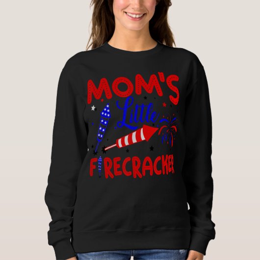 Mama Kleiner Firecracker Patriotic 4. Juli 1999 Sweatshirt (Vorderseite)