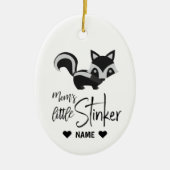 Mama Kleiner Stinker Keramik Ornament (Vorne)