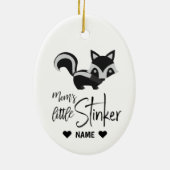 Mama Kleiner Stinker Keramik Ornament (Hinten)