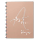 Mama Koch Rezepte Dusty Rose Notizblock (Vorderseite)
