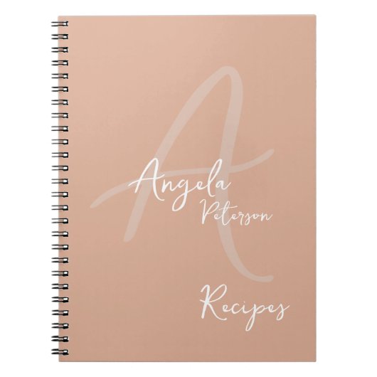 Mama Koch Rezepte Dusty Rose Notizblock (Vorderseite)