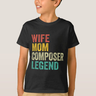 Mama Komponist Legend Muttertag Vintag T-Shirt