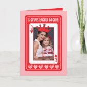 Mama Königin meines Herzens, Mütterlichkeits-Foto Karte (Vorderseite)