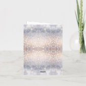 MAMA Königin meines Lebens Glitzer Faltkarte (Rückseite)