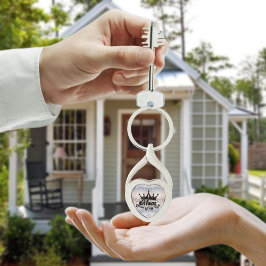 MAMA Königin meines Lebens Moderner Glitzer Metal  Schlüsselanhänger