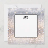 Mama Königin meines Lebens Sparkle Mutter Tageskar Karte (Rückseite)