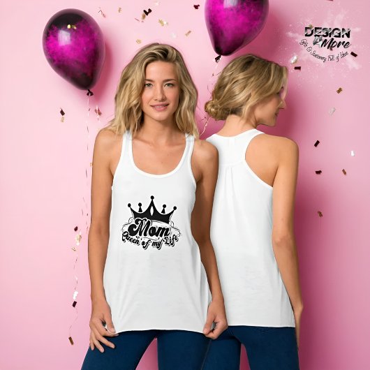 MAMA Königin meines Lebens Weiße Frauen Tank Top