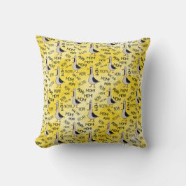 Mama-Kopfkissen 16"x16" anrufen Kissen