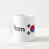 Mama-Koreaner-Tasse Kaffeetasse (Vorderseite Links)