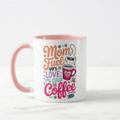 Mama Kraftstoff: 99% Liebe, 1% kalter Kaffee Tasse (Links)