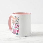 Mama Kraftstoff: 99% Liebe, 1% kalter Kaffee Tasse (Vorderseite Links)