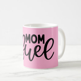 Mama Kraftstoff lustig rosa modern Kaffeetasse