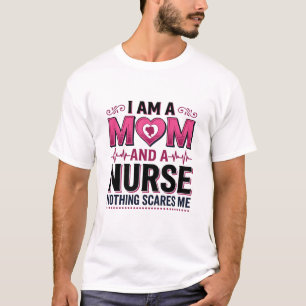 Mama Krankenschwester Nichts schreckt mich Vintage T-Shirt