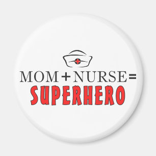 Mama + Krankenschwester = Superheld Magnet