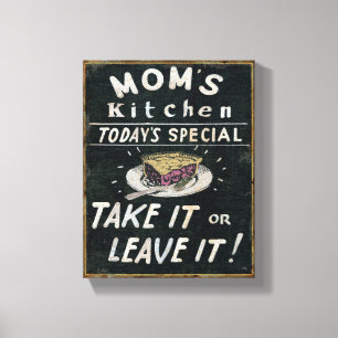 Mama Küche Leinwanddruck